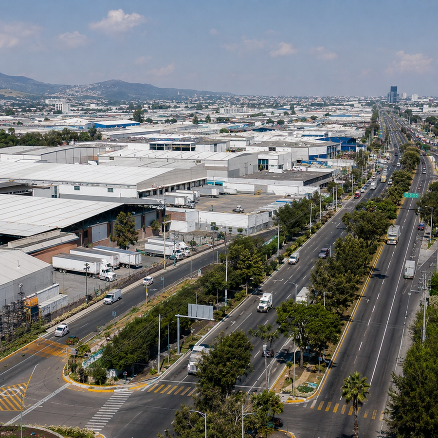 Servicios industriales en la zona