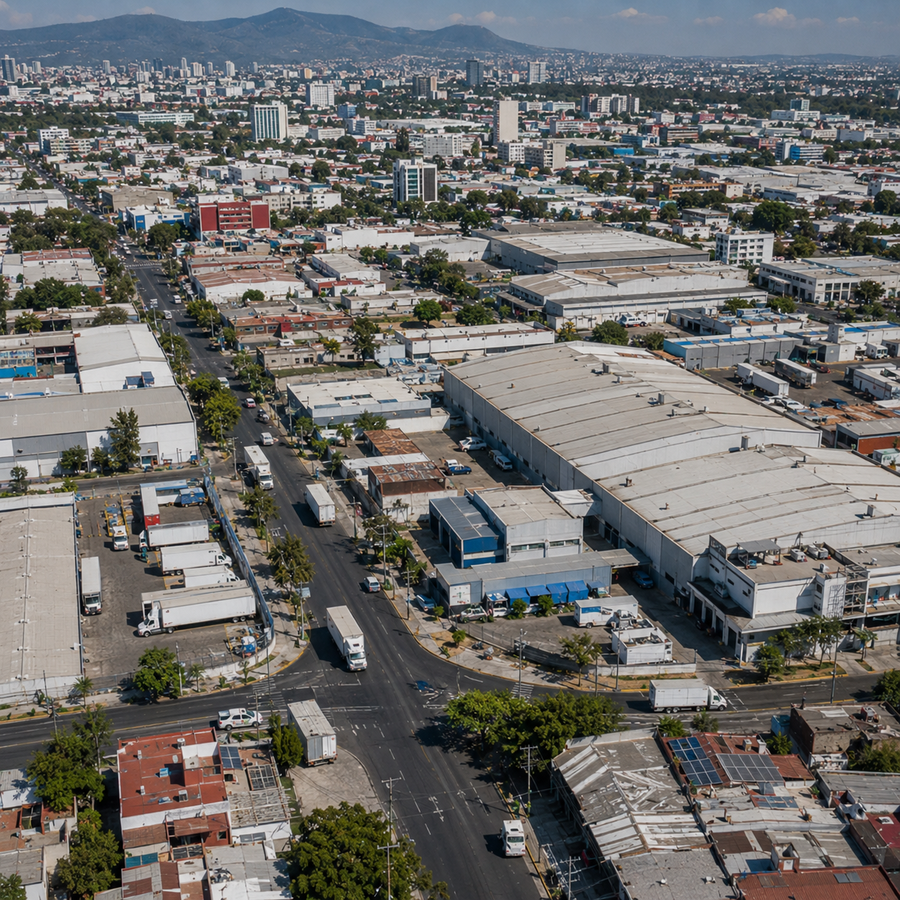 Avenidas de la Zona Industrial de Guadalajara